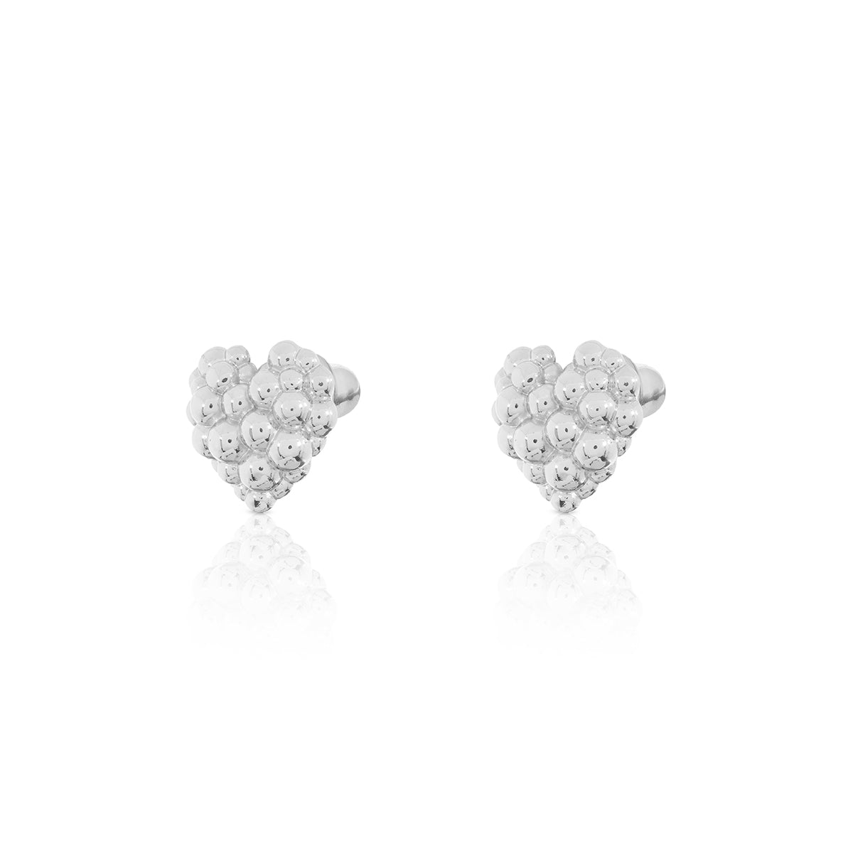 LOVE EARRING - MINI SILVER