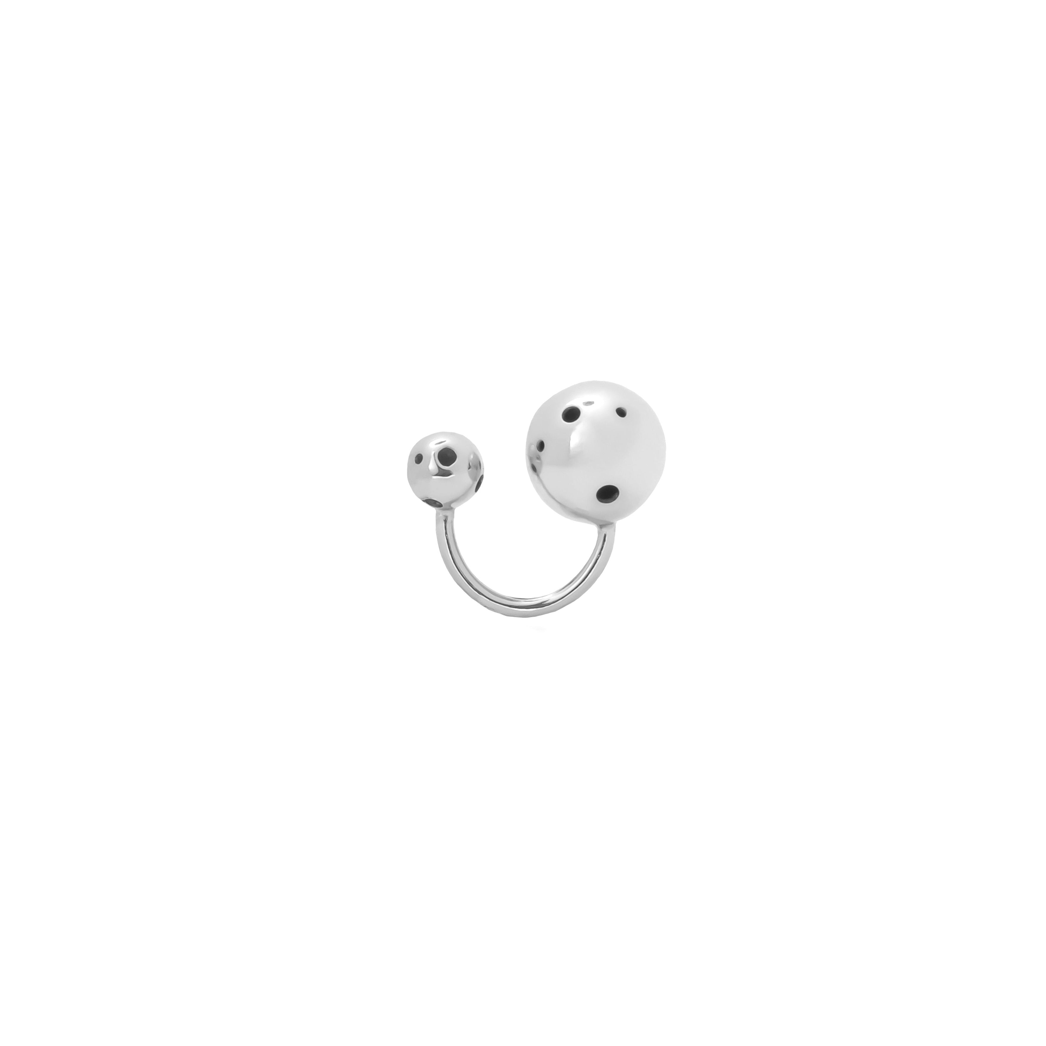 SMALL BUBBLE RING & EAR CUFF