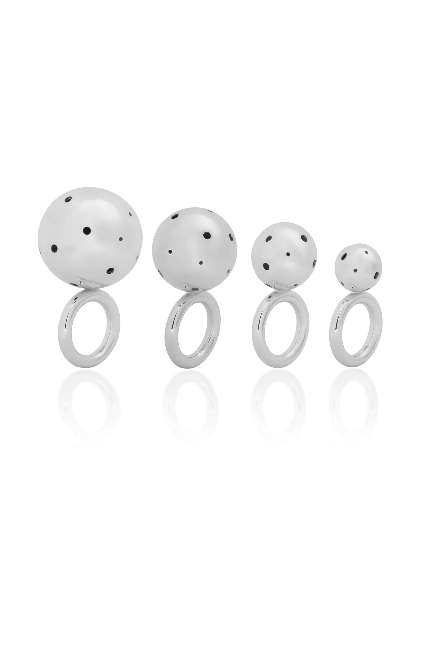 MINI BUBBLE RING SILVER