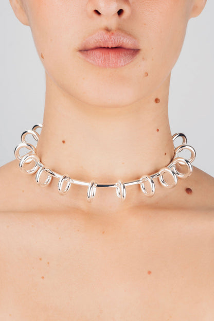 AROS CHOKER SILVER