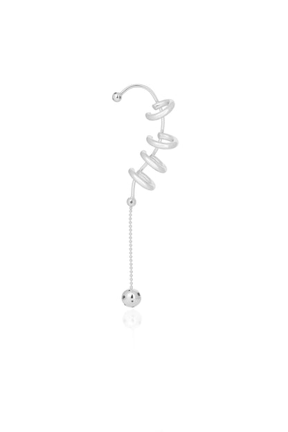 4 AROS EAR CUFF SILVER