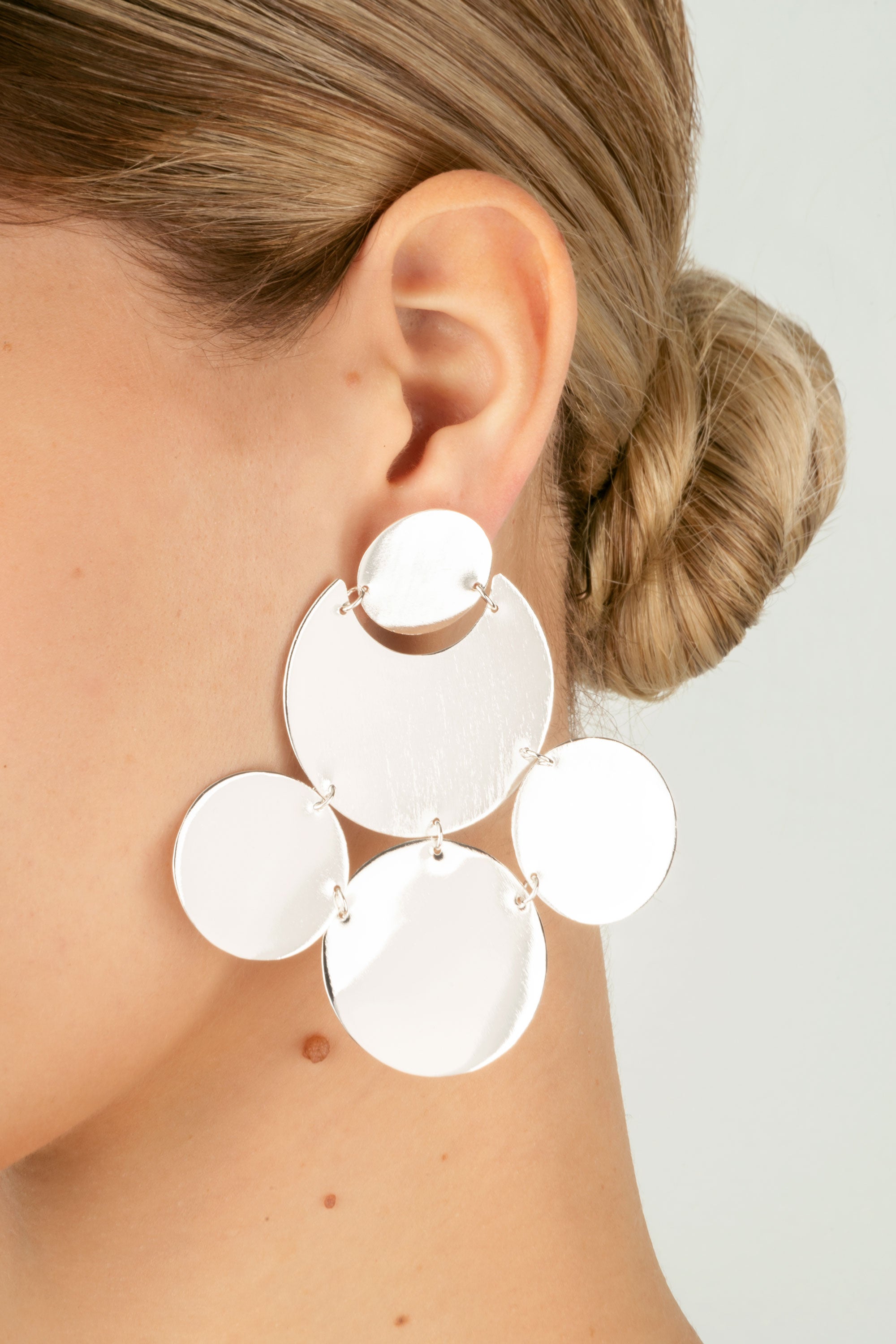 CIRCLES EARRINGS SILVER