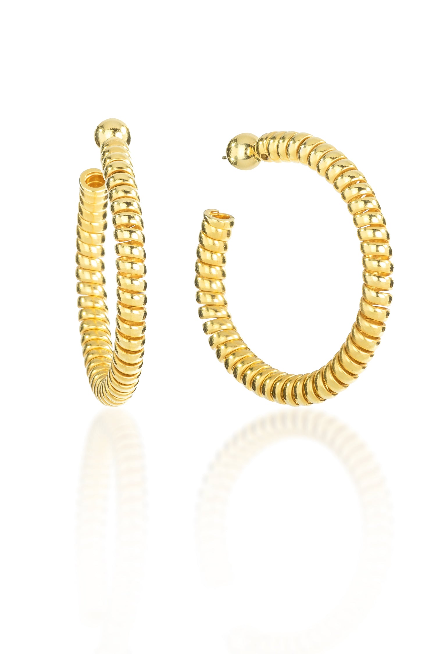 BIG SPIRAL HOOPS