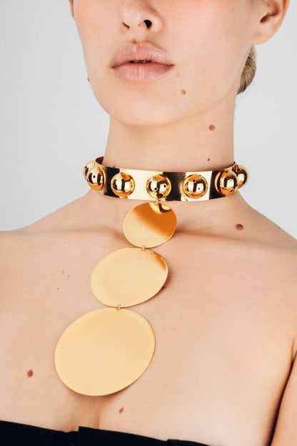 CHOKER WITH CIRCLES