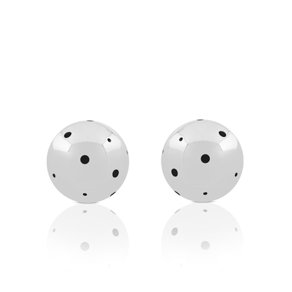BOLD MEDIUM BALL EARRINGS