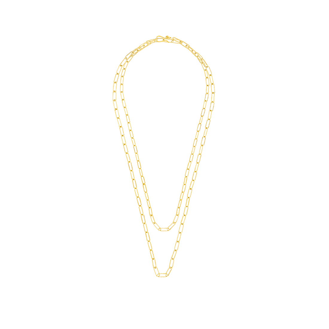 DOUBLE PM CHAIN NECKLACE