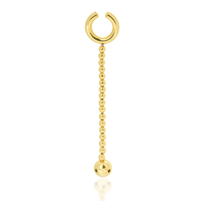SMALL MOON CHAIN EARCUFF