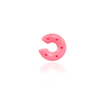MEDIUM MOON EARCUFF PINK