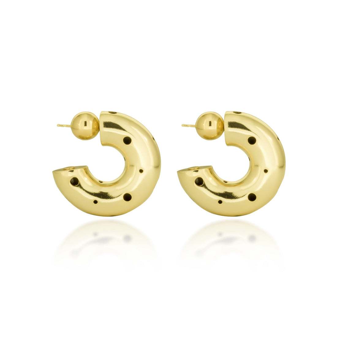 MEDIUM HOOPS EARRINGS