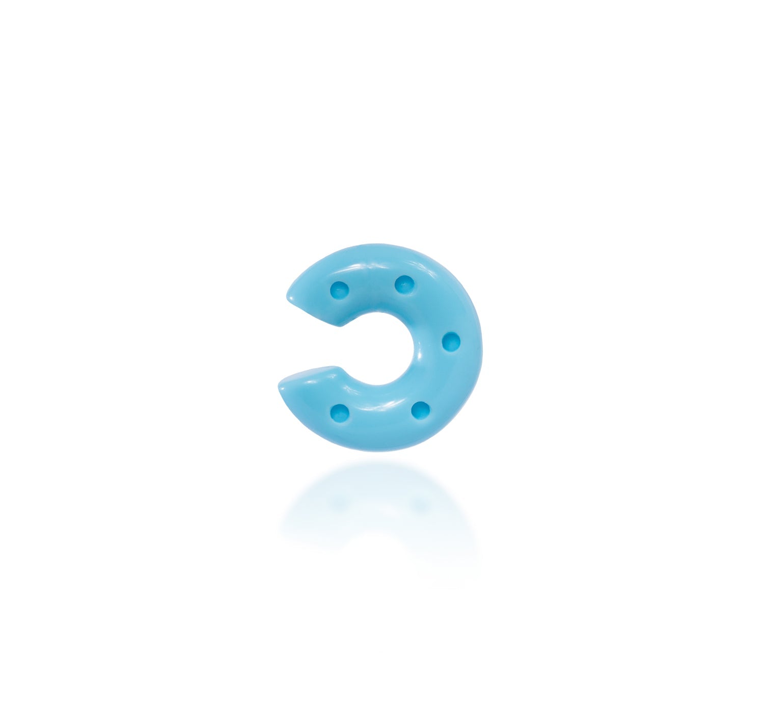MEDIUM MOON EARCUFF BLUE