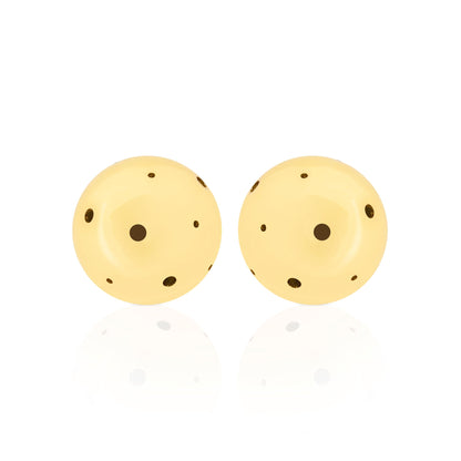 BOLD MEDIUM BALL EARRINGS