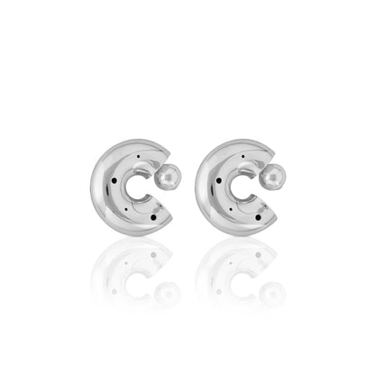 BOLDEST HOOPS SILVER