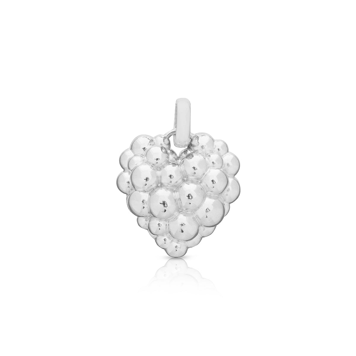 LOVE CHARM - LARGE SILVER