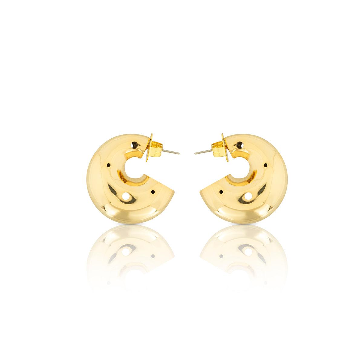 NEW MOON HOOPS J.CREW - Paula Mendoza Jewelry Colombia