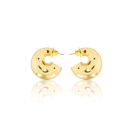 NEW MOON HOOPS J.CREW - Paula Mendoza Jewelry Colombia
