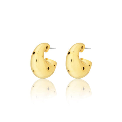 NEW MOON HOOPS J.CREW - Paula Mendoza Jewelry Colombia