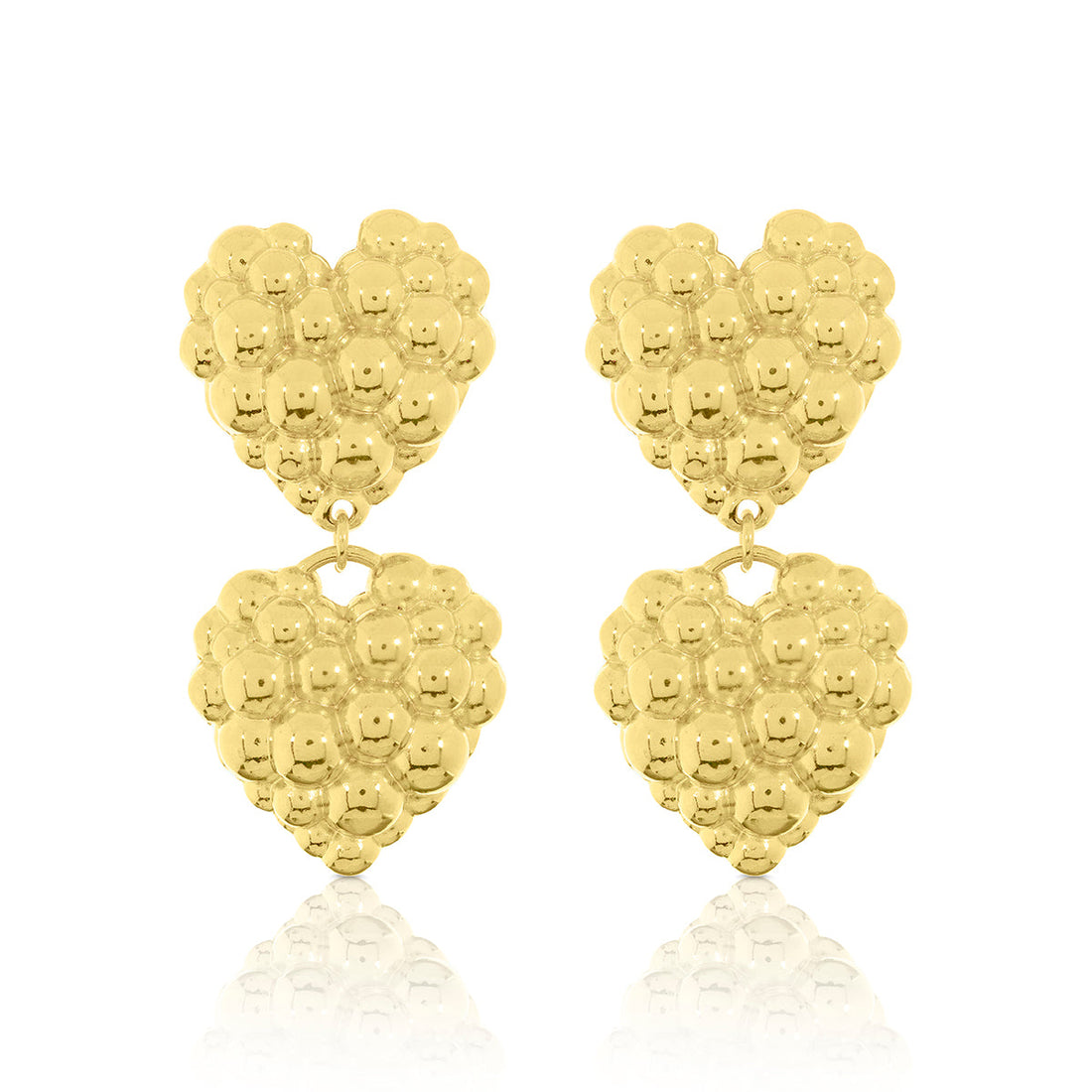 DOUBLE LOVE EARRING - LARGE