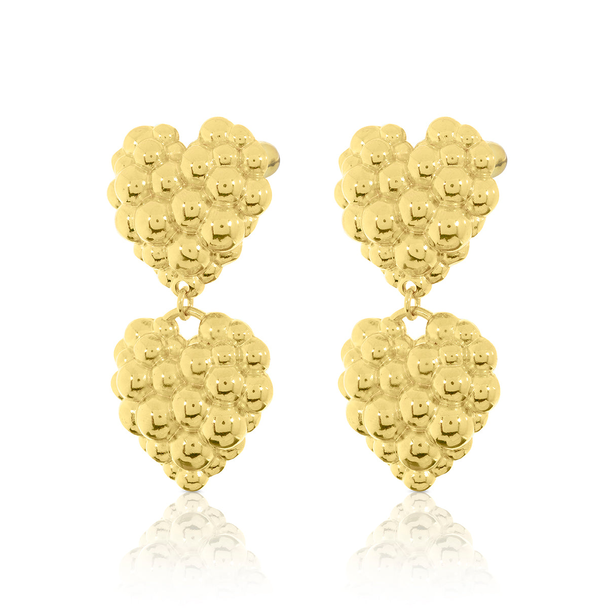 DOUBLE LOVE EARRING - LARGE