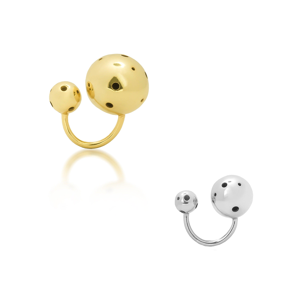 SET BUBBLE RING &amp; EAR CUFF