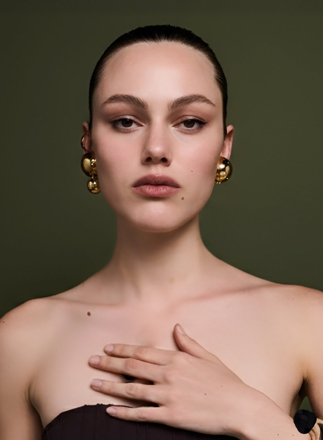 SET LORICA DOUBLE + NEO BIG EAR CUFF GOLD