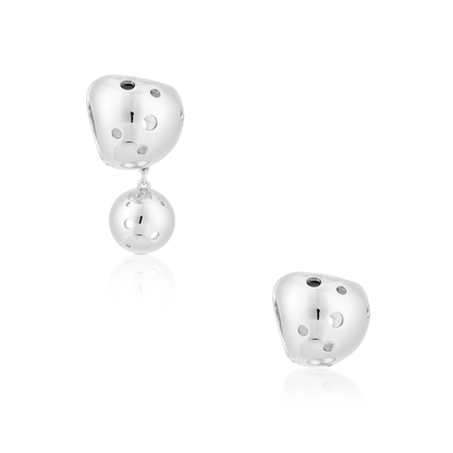 SET LORICA DOUBLE + NEO BIG EAR CUFF SILVER