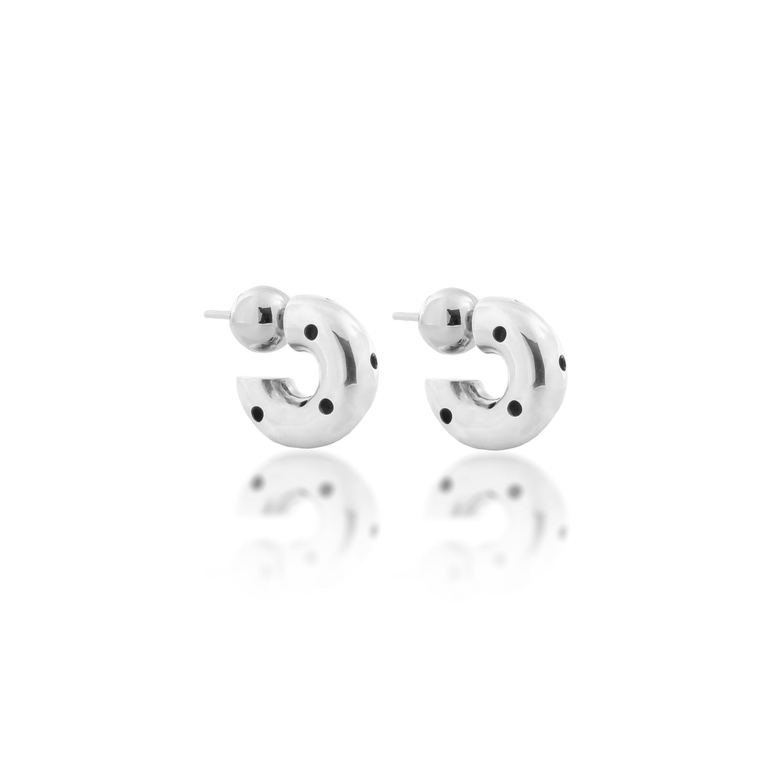 MINI HOOPS EARRINGS SILVER